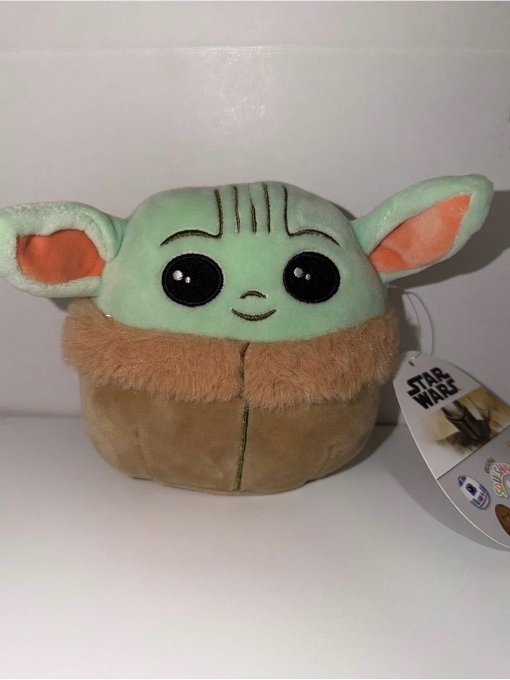 Star Wars Grogu Plush Toy - Light Green, Brown and Peach